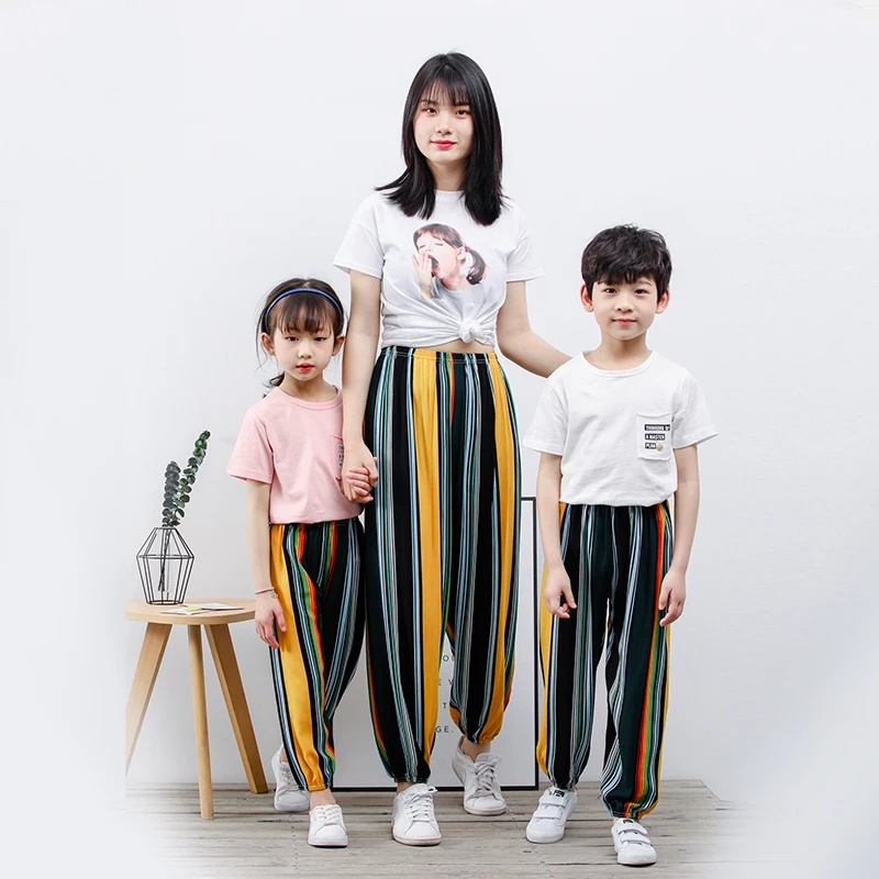 Children's knickers, boys' summer anti-mosquito pants, girls' thin adult trousers, large children's cotton silk pants.