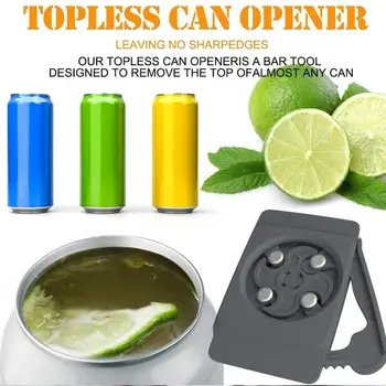 

Top less Can Opener Bar Tool Safety Easy Manual Openers Household Kitchen Tool Opener Can Effortless Professional