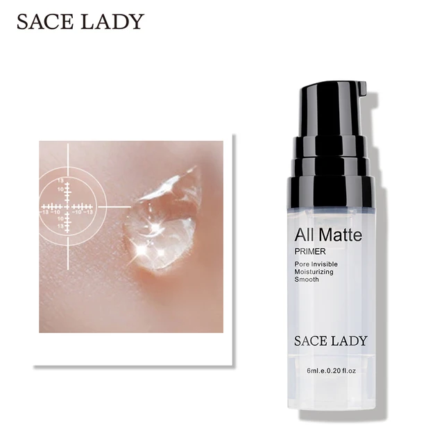 SACE LADY 6mL Face Base Primer Liquid Matte MakeUp Fine Lines Oil-control Facial Cream Brighten Foundation Primer Cosmetic 2