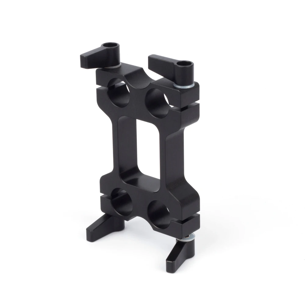 4-Holes 25mm Rising Riser 15mm Rod Clamp fr LWS light Studio Support Rail DSLR Rig Follow Focus 4K 8K Film Camera Photo Tripod