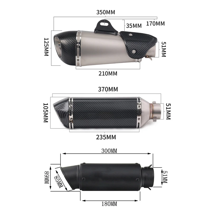 Полная система мотоцикл модифицированный выхлопной для Honda CBR250 CBR205R глушитель дБ убийца с передним средним звеном трубы скольжения на