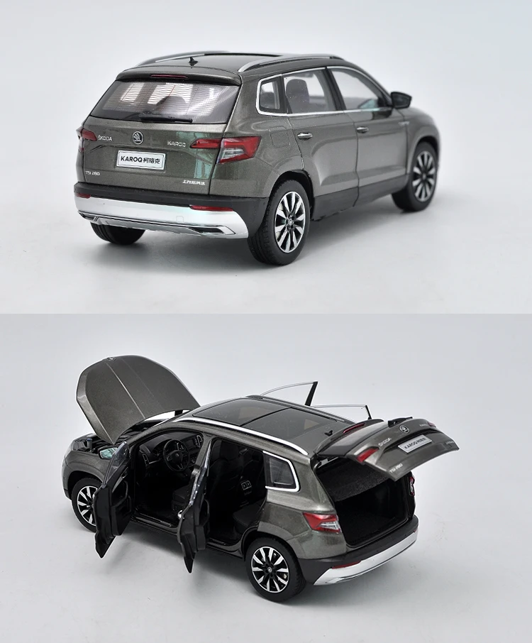 1:18 высокое тщательное Skoda KAROQ сплав модель автомобиля статические металлические модельные автомобили с оригинальной коробкой