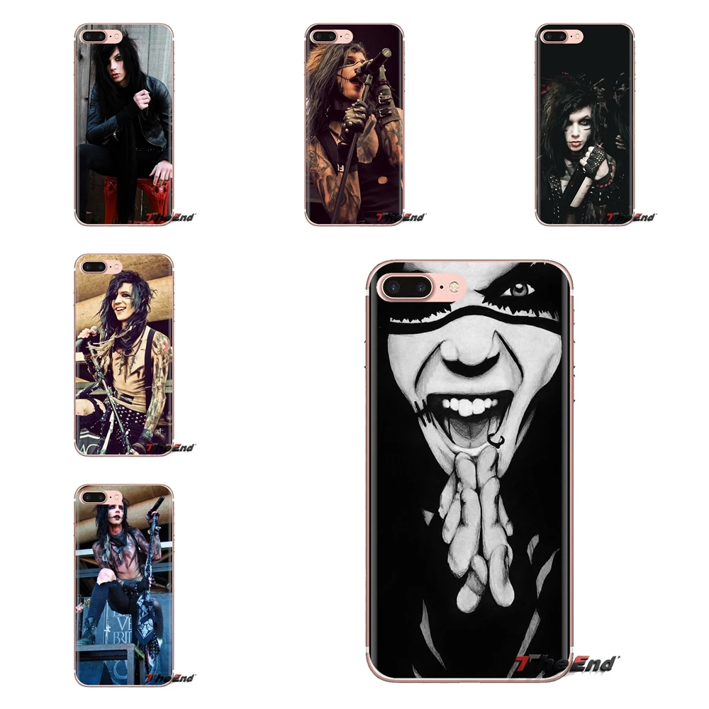 Черный veil brides Энди Шесть для huawei G7 G8 P7 P8 P9 Lite Honor 4C 5X 5C 6X Коврики 7 8 9 Y3 Y5 Y6 II 2 Pro 2017