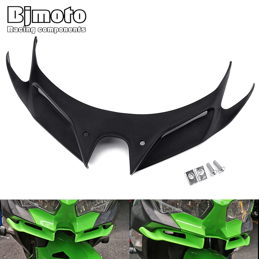 

Motorcycle Front Fairing Aerodynamic Winglets ABS Plastic Cover Protection Guards For KAWASAKI Ninja 400 KAWASAKI Ninja 250