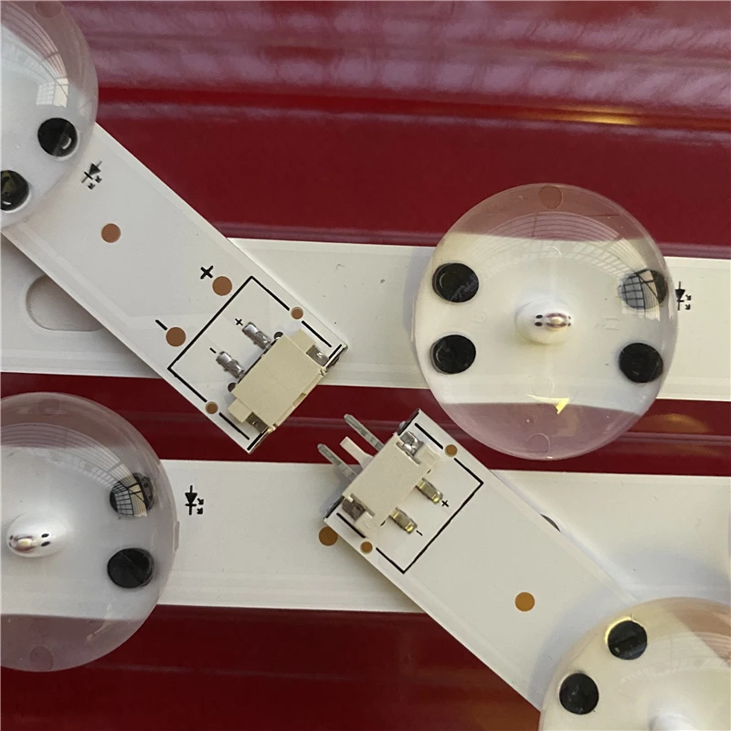 Новый комплект 4 шт. светодиодный ремешок для LG 49UV340C 49UJ6565 49UJ670V V17 49 R1 L1 ART3 2862 2863 6916L