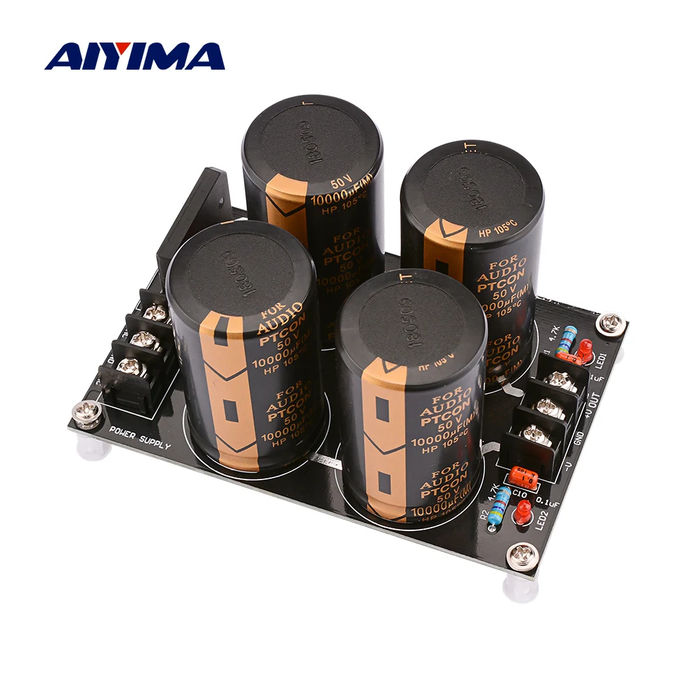 

AIYIMA Rectifier Filter Power Supply Board 50V 10000uf Amplifier Rectifier AC to DC Power Supply DIY LM3886 TDA7293 Amplifiers