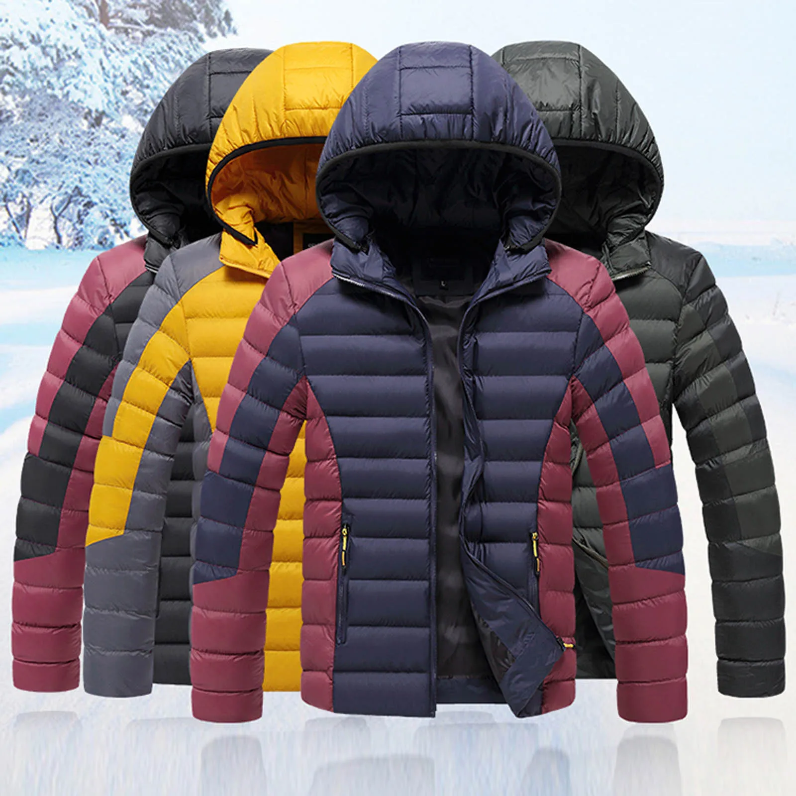 Abrigo de alta calidad con capucha para hombre, chaqueta suave a prueba de viento, chaqueta de moda, prendas de vestir, invierno, nuevo