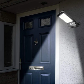 

Solar Gutter Lights Wall With Mounting Pole, 36 LED Outdoor Solar Motion Sensor Detector Lights, (4 Pack)