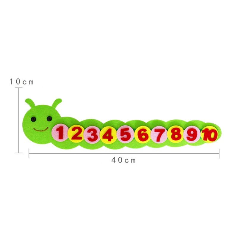  Saizhi Number Caterpillar Kids Arts And Crafts Toy For Children Kindergarten Teaching Aid Manual Di - 4000253823296