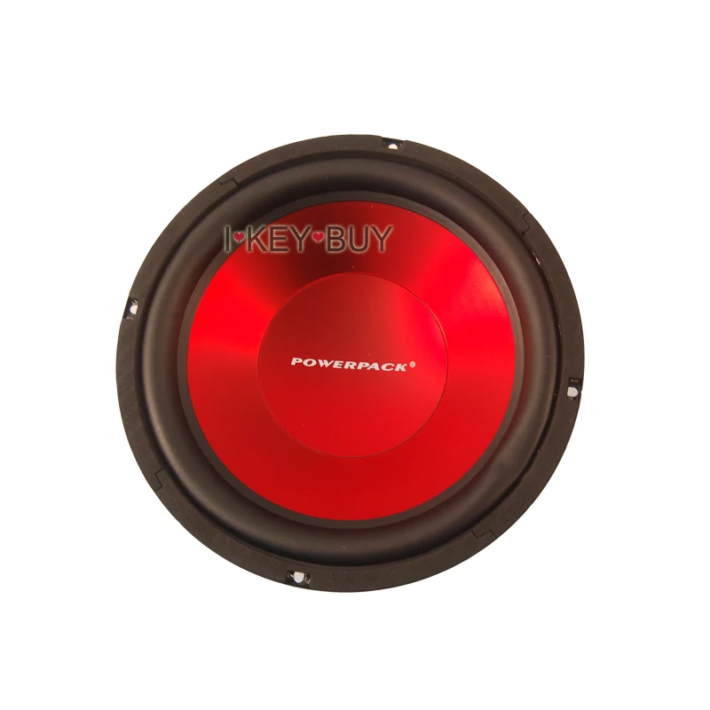

1pc I KEY BUY 10 Inch 1500W 4 ohm Car Audio Subwoofer Trunk Red Acoustic Bass автомобильный динамик сабвуфер Auto Free Shipping