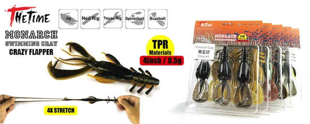 New THETIME Texas Rig Fishing Rubber Skirt Tungsten Sinker 1/4-3/4