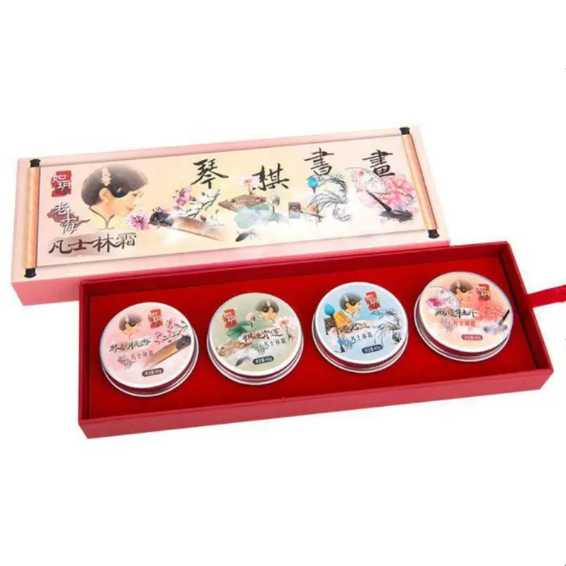 Original Shanghai 4pcs Primer Vanishing Cream Brighten Skin Moisturizing Anti-drying Nourish Cream Face Hands Skin Care Gift 6