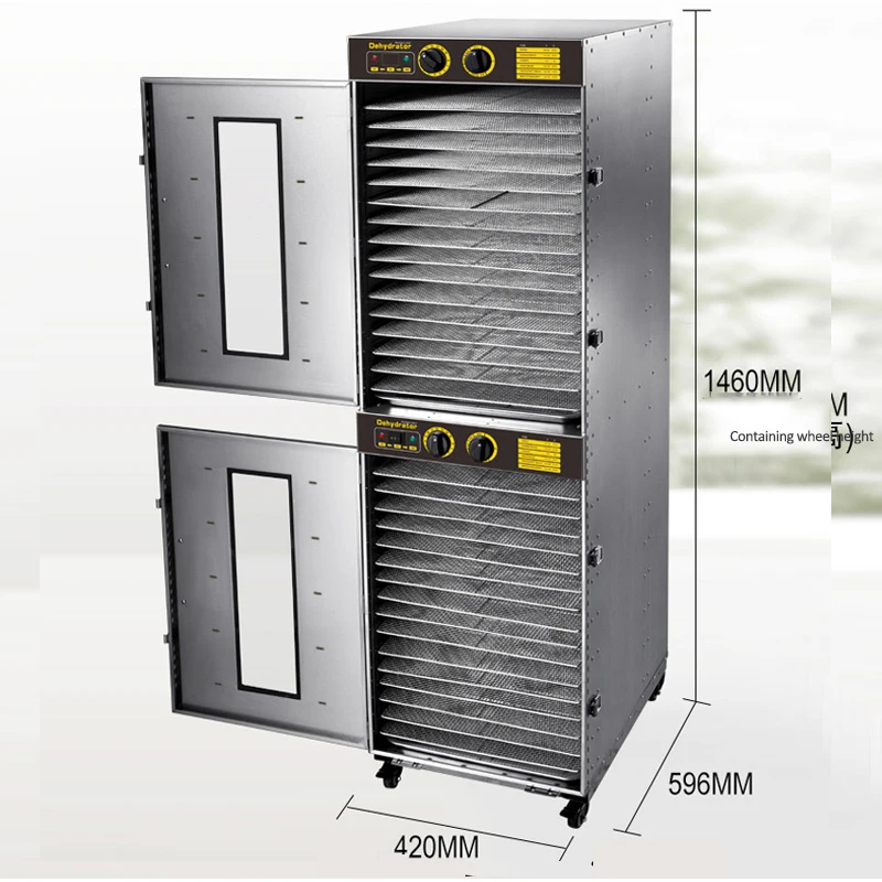 3000W 32-слой промышленный пищевой осушитель сушилка овощей и фруктов сушеная фруктовая машина растворимый бобовый сушилка для мисок животных