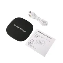 TS01 10 Вт Быстрое беспроводное зарядное устройство портативный мобильный телефон беспроводной зарядный коврик Qi подставка Беспроводное зарядное устройство s Совместимо для iPhone X