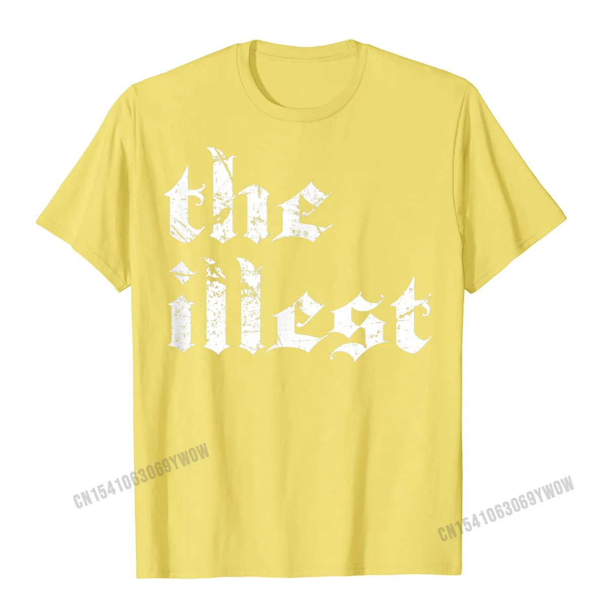 Personalized T-shirts Cheap Crew Neck Casual Pure Cotton Men Tops Tees Party Short Sleeve Tee-Shirts Wholesale Hip Hop Herren Damen THE ILLEST Rap Music Meme Shirt T-Shirt__23 yellow