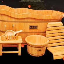 Высококачественный бочонок для ванной, деревянный бочонок для ванной из цельного дерева, ванна для взрослых, подушка для душа, безопасность сиденья