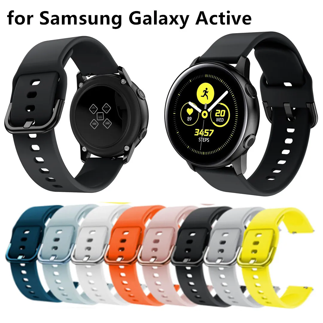 Новый Galaxy watch active1/2 ремешок для samsung gear 42 мм/amazfit Bip 20 мм часов correa pulseira браслет