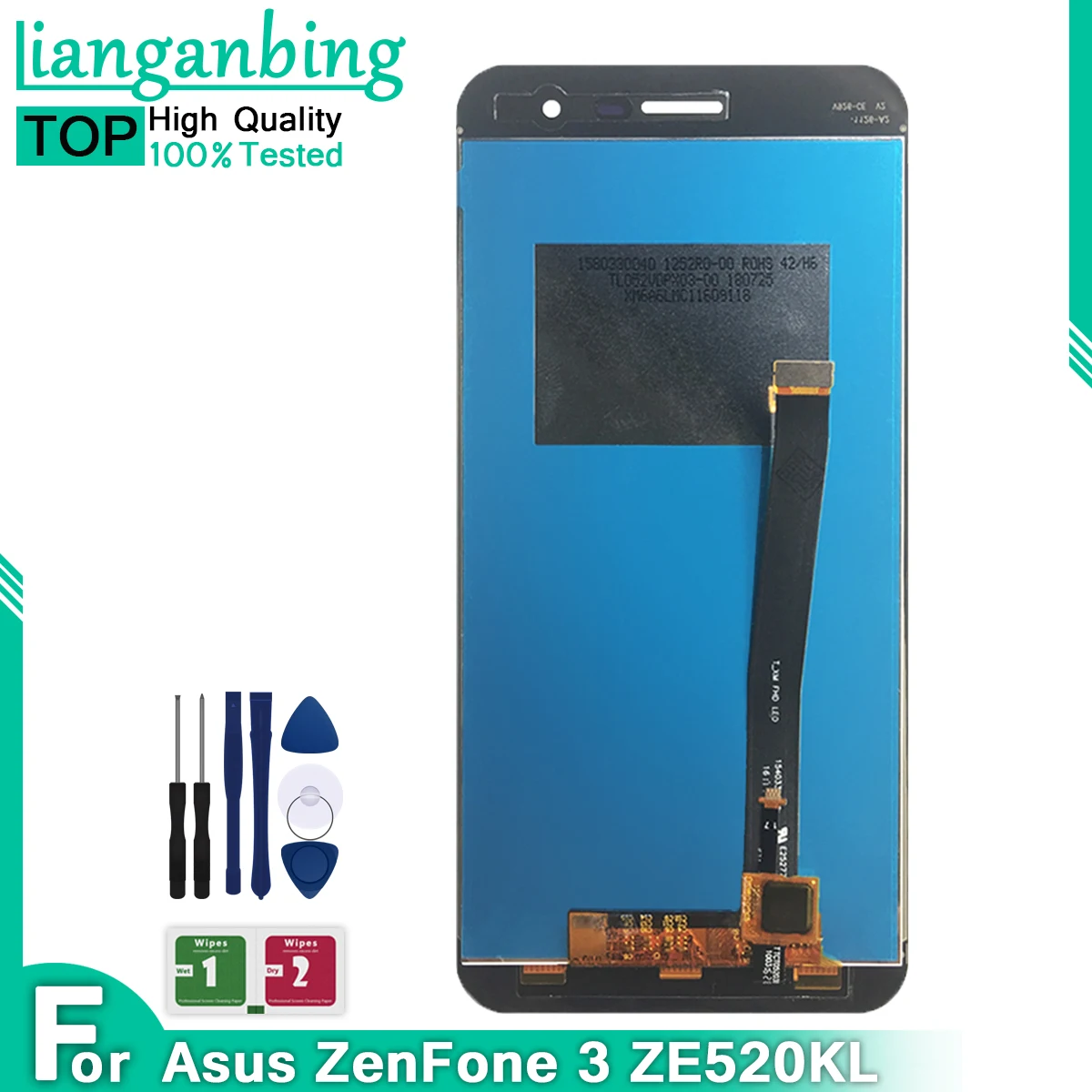 Оригинальный протестированный ЖК-дисплей для Asus ZenFone 3 ZE520KL Z017D Z017DA Z017DB с сенсорным