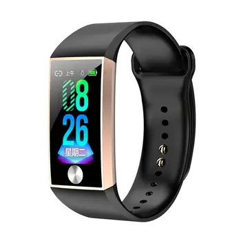 

S28 Smart Bracelet 1.14 Inch Color Screen PPG+ECG ECG Heart Rate Blood Pressure Oxygen Monitoring IP67 Waterproof Sport Bracelet