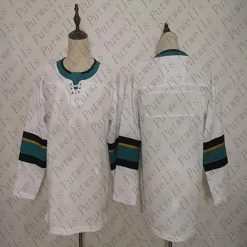 

Mens America hockey jerseys San Jose Ice Stitch Brent Burns Erik Karlsson Evander Kane Logan Couture Joe Thornton hockey jersey