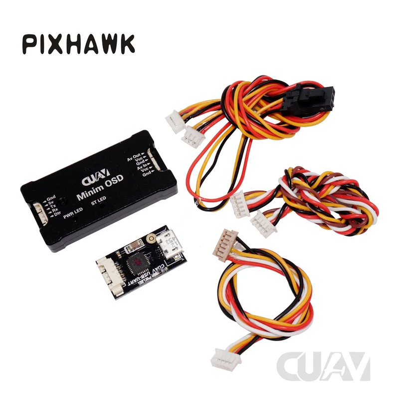 Max7456 MinimOSD Mavlink ArduPilot Mega модуль OSD на экране с корпусом CNC для контроллера полета Pixhawk