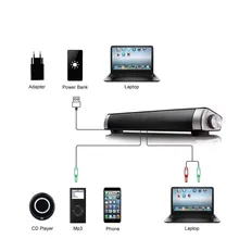 Динамик MP3 Bluetooth стерео динамик для компьютера звуковая панель Батарея Звук Музыка для настольного ноутбука сабвуфер динамик s