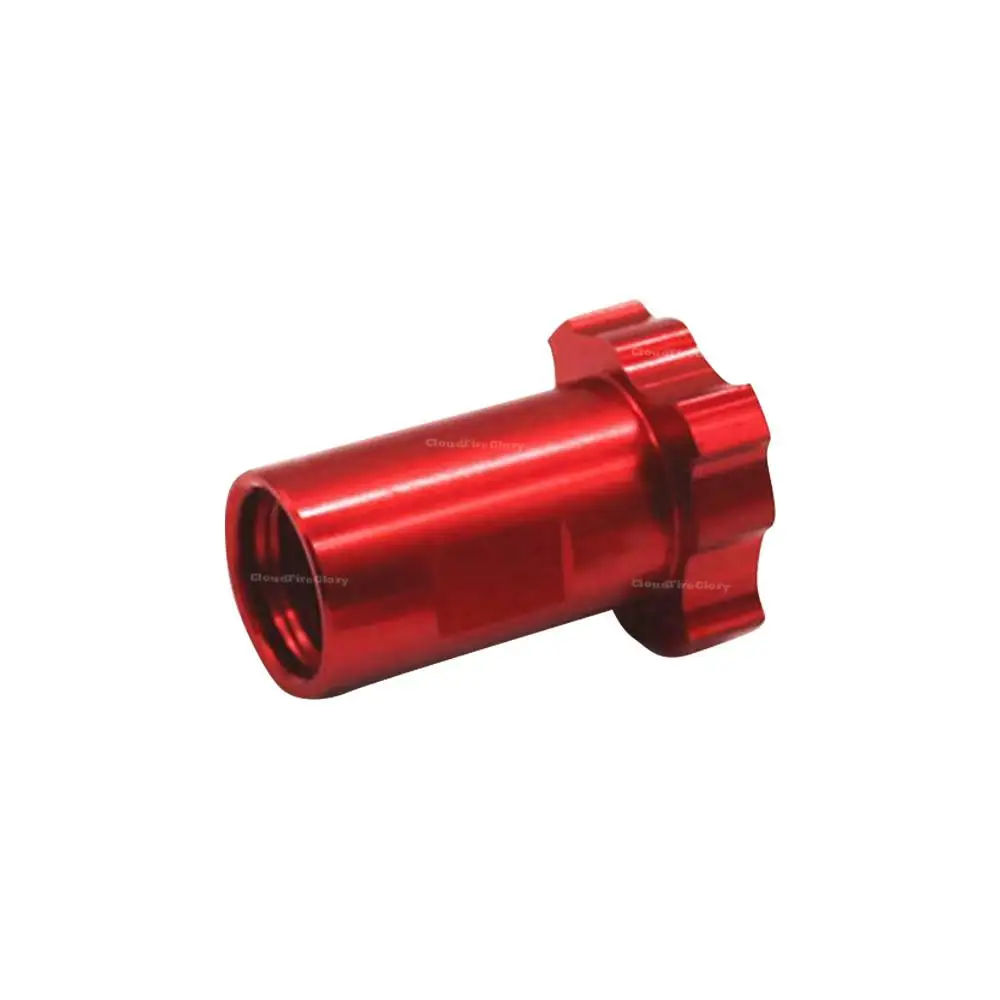 CloudFireGlory For PPS Cup Gun Pot Joints Adapter M16x1.5mm Internal Thread Spray Gun Connector Red