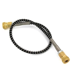 High Pressure Hose With Spring Wrapped 20'' Long M10x1 Male Thread For Air Refilling 300Bar 4500Psi Pump Accessories
