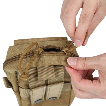 

Tactical Molle EDC Pouch Small Utility Gadget Belt Waist Pack Phone Holder Medical Outdoor Camping Hunting Bags