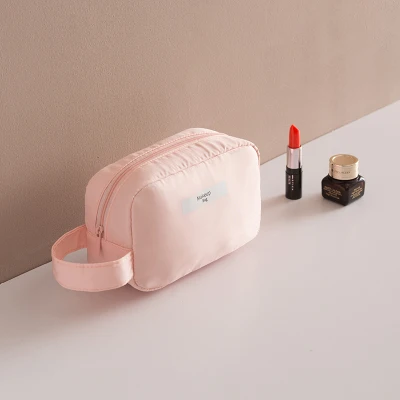 pink small Многофункциональная косметичка для путешествий, женские косметички, косметички, органайзер для туалетных принадлежностей, водонепроницаемые женские футляры для хранения косметики - Цвет: pink small