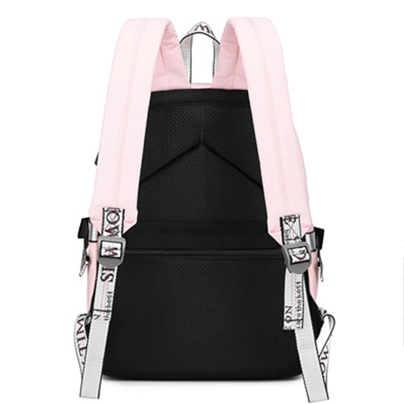 USB зарядка светящийся Противоугонный светоотражающий водонепроницаемый Женский Рюкзак Школьная Сумка для девочек дорожный школьный рюкзак для женщин