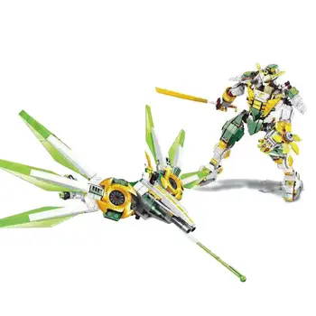 

In Stock New Ninja Lloyd's Titan Mech Model Building Blocks Ninjagoes Kids Toy Bricks Christmas Gift