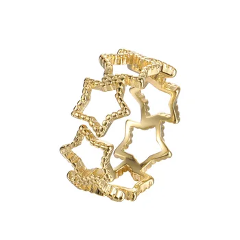 

925 Sterling Silver Ring Personality Hollow Out Design Fashion Opening Popular Anillos Plata Para Mujer Female Accessories