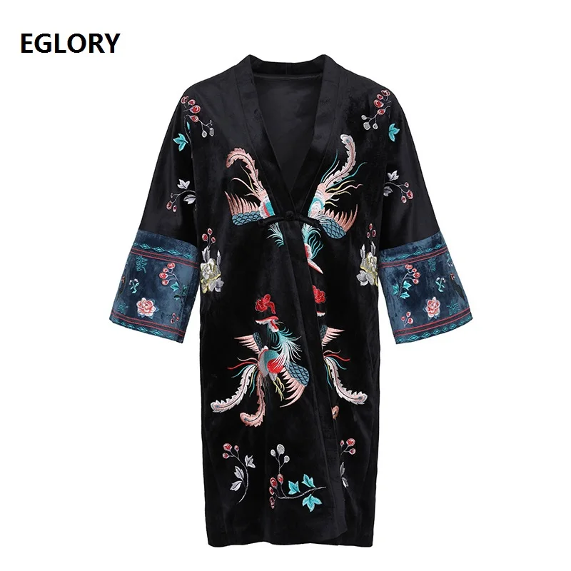 

Top Quality Brand New Long Cardigan Jacket 2020 Autumn Winter Women Lurex Embroidery Covered Button Casual Vintage Coat 50s 60s