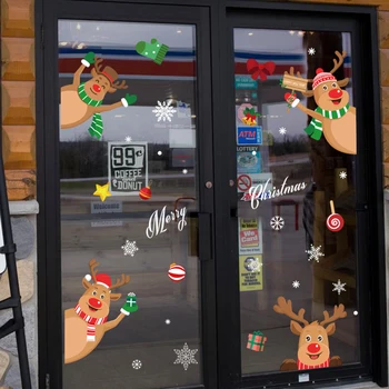 

Window Wall Sticker Electrostatic Stickers Festive Translucent 30*40cm