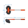 Double Brush Head Rotating Car Wash Mop Three-Section Telescopic Mop Roof Window Cleaning Maintenance Auto Supplies Accessories 3