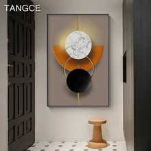 

Abstract Nordic Marble Geometric Canvas Painting Fashion Wall Art Posters and Prints for Living Room Modern Pictures Decorative