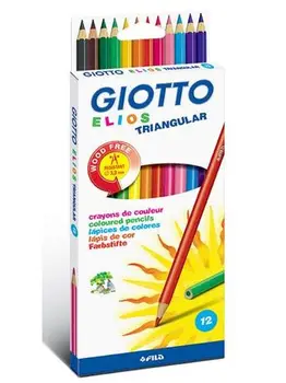 

Set of colored triangular pencils Elios Tri, 3.3mm (without wood)