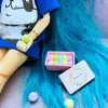NEW 1:12 Miniature Macaron 1PCS Alloy Box+ 10pcs Mini Macaron for Blyth Barbies OB11 1/6 BJD Dollhouse Kitchen Play Toys 5