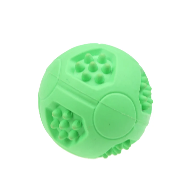 Собака Щенок резиновый мяч жевательные лечения дозирующая Игрушка Головоломка лакомство мяч дозатор еды интерактивные игрушки для собак