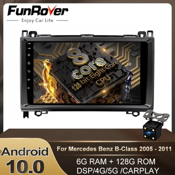 

Funrover Android 10.0 128G DSP Car Audio Radio Multimedia Player Dvd Gps For Mercedes Benz Sprinter B200 W209 W169 B-class W245
