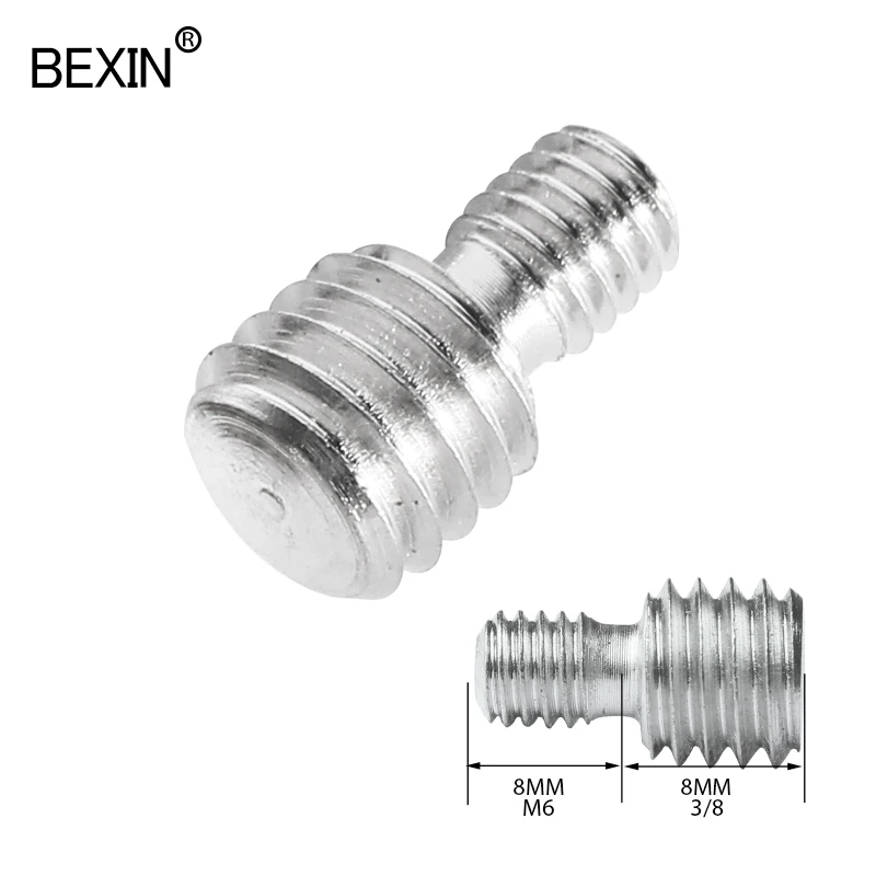 Камера M6 до 3/8 дюймов конверсионное винтовое соединение адаптер Винт для камеры для быстрого крепления пластина штатив шаровая Головка