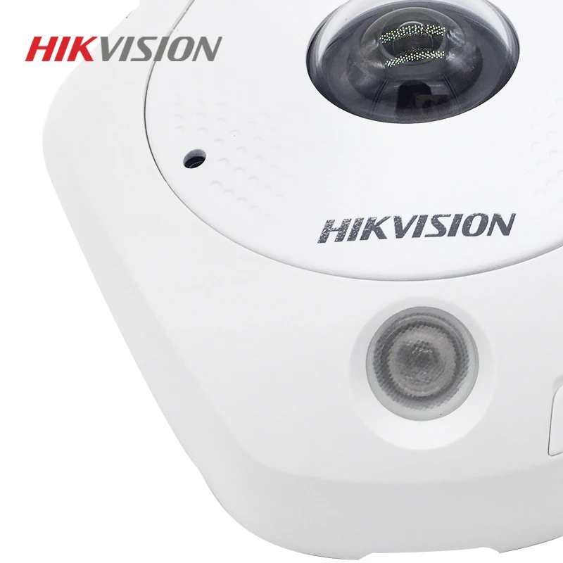 HIKVISION DS-2CD63C2F-IS, китайская версия, 12 Мп, рыбий глаз, ip-камера, поддерживает ONVIF, sd-карту, PoE IR, 360 градусов