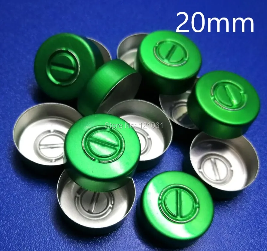 20mm aluminium cap ,1000pcs/lot,Pharmaceutical Caps,Aluminium Tops for crimp glass vial,Aluminium Sealing Top 4