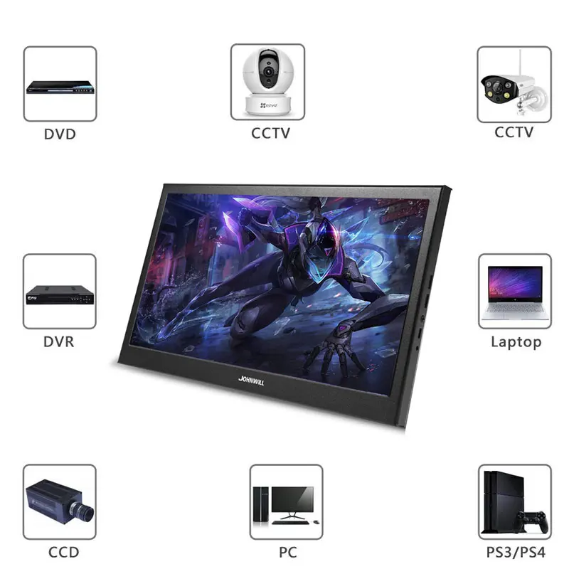 10.1 inch 2K Touch Screen Portable gaming monitor pc ips LCD Display 13.3 inch small Mini HDMI Tabl