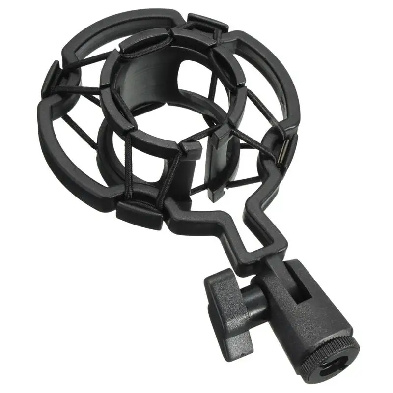 

Universal Professional Condenser Microphone Mic Shock Mount Holder Studio Recording Bracket for Large Diaphram Mic Clip