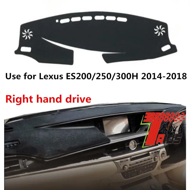 Taijs крышка приборной панели автомобиля с правым приводом для Lexus ES 200/250/300H- полиэфирное волокно подходит не отражающая панель