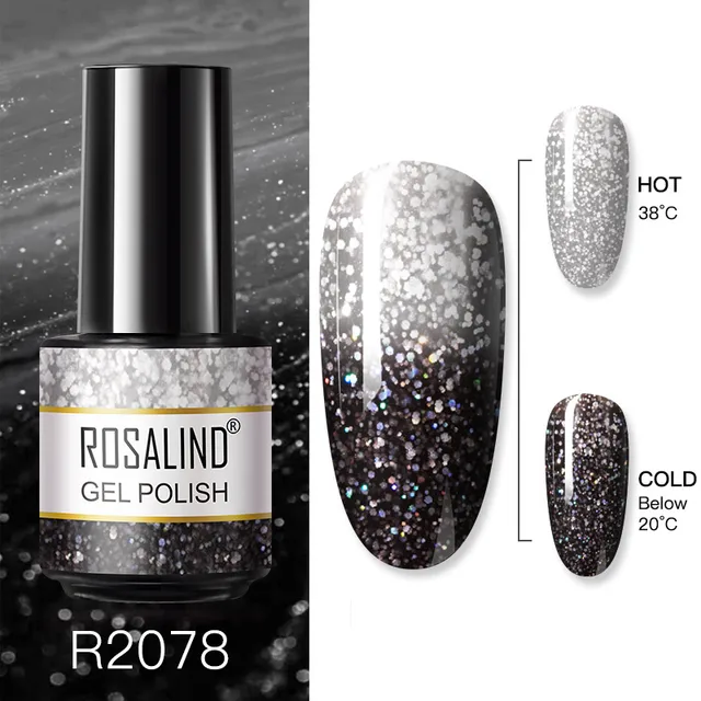 ROSALIND Nail Art 7ML Gel Polish 80 Color For Manicure Design UV Nail Polish Gel Lacquer Soak Off Semi Permanent Gel Nail Polish RAR2078