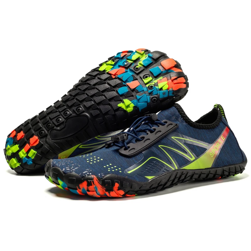 2019 New Unisex Quick Dry Five Finger Swimming Shoes Men Outdoor Breathable Hiking Beach Water Shoes Women Lightweight Sneakers