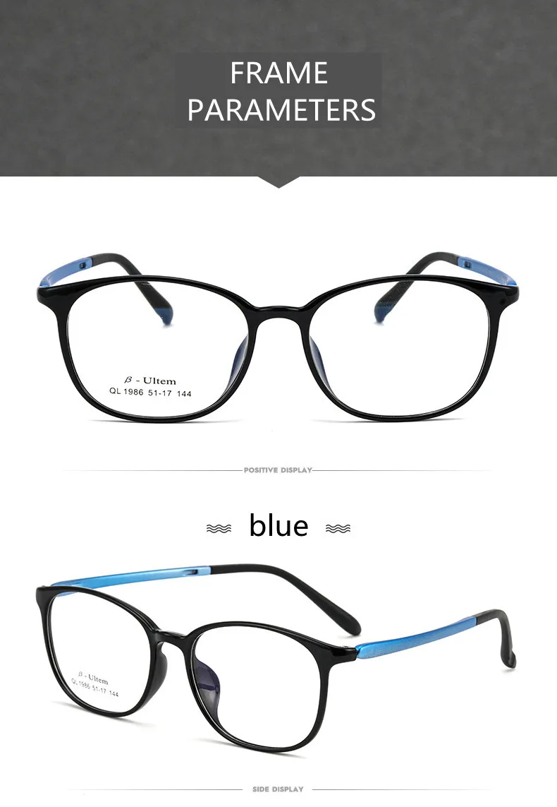 Klassische Blaue Licht Blockieren Computer Gaming Lesebrille Männer Presbyopie Gläser Frauen + 0 0,5 0,75 1,25 1,75 2,25 2,75 5,0 6,0 – Detail 10